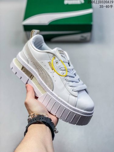 彪马 女鞋 puma Mayze Cliights Wns 蕾哈娜 新款增高厚底休闲运动鞋 puma最新推出的Mayze小白鞋 真的是让人爱不释手 这款鞋保留了