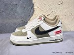 公司级头层皮 Supreme X 乔丹Air Jordan 1 Low Aj1低帮系列篮球鞋 官方同步配色 原装级产物 #拒绝公底 立体鞋型 细节完美 高清洁度