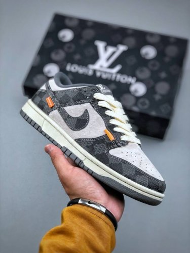 Nike Sb Dunk Low X Louis Vuitton 联名公司级出品 极力推荐原装头层材料 独家版型蒸餾加工帶來的是更好的视觉和脚感体验大厂纯原品质