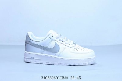 210 Nike Air Force 1 Af1耐克 低帮 空军一号休闲板鞋 310680Adiir半 36-45