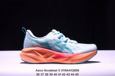 公司级Asics Novablast 5 轻盈舒适 织物减震防滑耐磨透气 低帮 训练跑步鞋 货号:10118974-400 尺码:36-45 Xm0116Q89