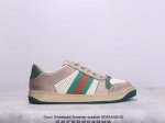古驰 Gucci Distressed Screener Sneaker 古驰小脏鞋系列 官方同步 经典原型复古百搭做旧小脏板鞋复古学院风 怀旧版 xm0819