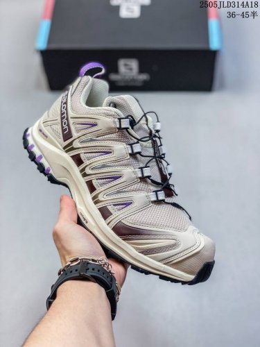 公司级 Salomon Xa pro 3D Adv 萨洛蒙户外越野跑鞋 412322-21 #鞋面采用Sensifit贴合技术 全方位贴合包裹脚型 鞋跟部鞋底牵