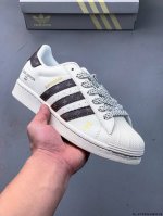 公司级头层 阿迪达斯Adidas Superstar 贝壳头经典百搭休闲板鞋 渠道正品订单 诠释市场最高工艺水平 贝壳头经典小白板鞋 专柜上架同步配色 全鞋进口