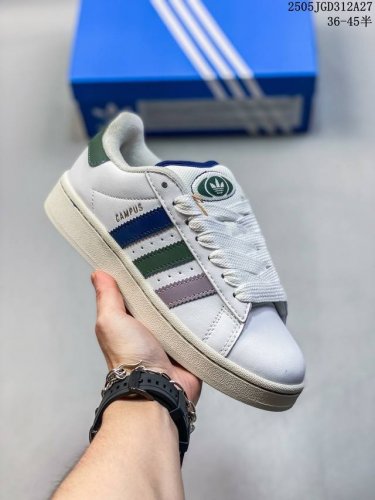 公司级真标带半码 阿迪达斯 Adidas Campus 00S 拼色 复古潮流休闲面包板鞋 生生不息的经典之作 短绒麂皮面料 质感满满 加厚了中底 提供出色的缓