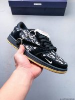公司级头层！耐克Nike Air Jordan 1 Low Aj1乔1 倒勾低帮潮流缓运动休闲板鞋。Aj1 低帮拼接 完美版型真头层牛皮# 内置缓震气垫 原鞋开