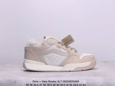 万斯 面包鞋 厚底增高板鞋 Dime × Vans Rowley Xlt “ 新联名来了 ”Vans 再度携手 Dime 展开合作，对颇具辨识度的 Rowley