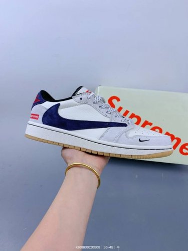 travis Scott X Fragment Design X Jordan Air Jordan 1 Low Og Sp 多方联名合作融合了Travis S