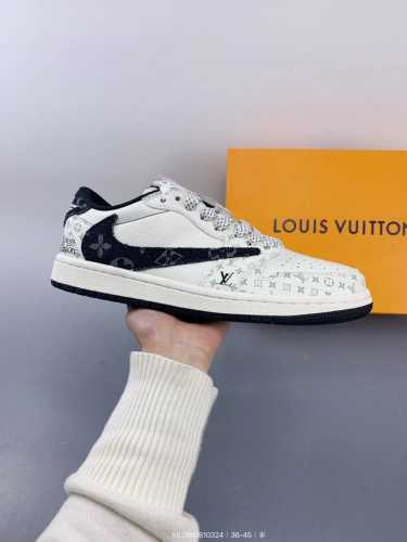 ：170 travis Scott X Fragment Design X Jordan Air Jordan 1 Low Og Sp 多方联名合作融合了Tr