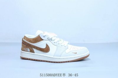 乔丹Air Jordan 1 Low Aj1 乔1低帮复古文化休闲运动篮球鞋 北面联名 货号 Hd2258-618 511500Adyee半 36-45