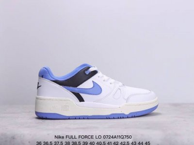 公司级耐克nike Full Force Lo扣篮系列低帮休闲运动滑板板鞋采用软质牛剖皮鞋面材质#正确后跟反口里弧度#原厂中底布正确印刷#鞋垫嵌入缓震乳胶+So