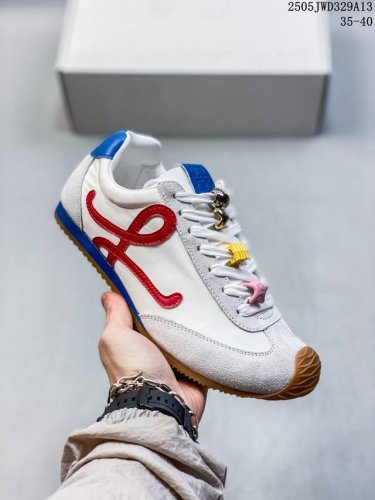特价福利 罗意威Loewe Ballet Runner Sneakers 芭蕾舞 系列阿甘复古风德训薄底百搭休闲运动鞋 市面最高性价比 实体平台跑量 主打推荐好