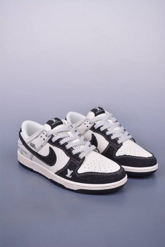 Nike Sb Dunk Low Lv联名 纯原大厂出品 极力推荐 原装头层材料 独家版型蒸餾加工 帶來的是更好的视觉和脚感体验 大厂纯原品质出货 清洁度 电绣