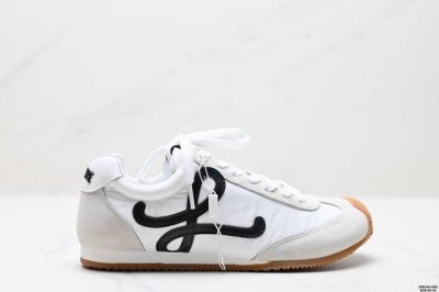420 公司级Loewe罗意威 Ballet Runner 2.0小牛皮 圆头系带 低帮 生活休闲鞋 货号:L815282X27 尺码:35-44 Id:Zgd
