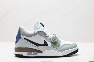 公司级三合一最强合体，多种新配色回归耐克Nike Air Jordan Legacy 312 Low”White Grey Fog Blue Red“乔丹最强三