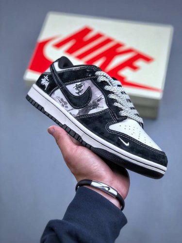 Nike Sb Dunk Low 斯图西联名-黑悟空 周年高端定制 低帮休闲板鞋 Xx2025-555 #定制鞋盒 大厂纯原品质出货 超高清洁度 皮料切割干净无