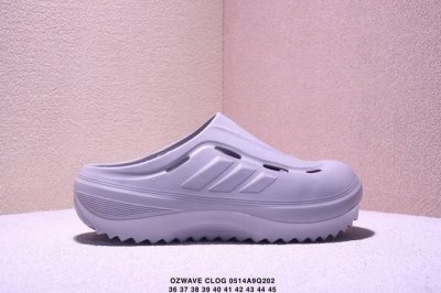 新品实拍 公司级Adidas 阿迪达斯Ozwave Clog Ozeave Clog 百搭舒适防磨防滑包头拖鞋 尺码：36 37 38 39 40 41 42