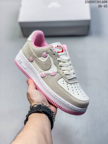 真标带半码 海外限量发售！公司级Nike Air Force 1 '07 Low 空军一号 低帮 运动鞋 休闲鞋 折边针车 工艺难度大 原楦头原纸板 原装鞋盒