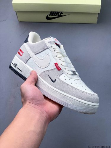 集图 原楦数据纸版 采用硬质优质皮革鞋面材质 内置全掌Air Sole气垫 耐克 Nike Air Force 1 Low 空军一号低帮百搭休闲运动板鞋 051
