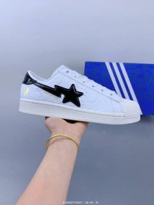 bape X Adidas Originals 联名 Superstar 运动休闲鞋 Size：如图 编码：K200K0710507