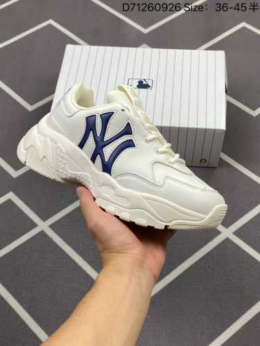 Korea韩国限定发售Ny美国榄球洋基队限定 X Mlb Big Ball Chunky Mesh 厚底老爹系列低帮网织轻量休闲运动慢跑鞋 货号:3Ashbcw