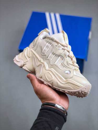 adidas Originals Ozthemis 1.0 Oz西弥斯1.0系列低帮厚底增高老爹风复古缓震休闲运动慢跑鞋“奶油米黄”Ig1505 尺码：36-4