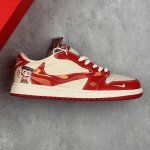 本地 核心私 Travis Scott X Fragment Design X Air Jordan 1 Low Og Sp Aj1 乔1 哪吒联名 魔丸 低帮