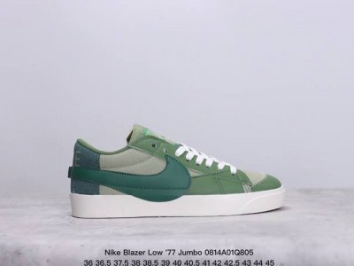 耐克 Nike Blazer Low '77 Jumbo 男女子运动鞋抓地板鞋革新重塑经典街头人气鞋款 采用人气传统外观，巧搭大号耐克勾勾设计和宽大鞋带。柔软泡