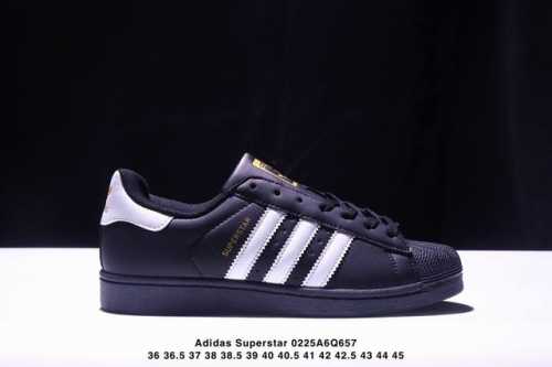 36-45半码 阿迪达斯 三叶草Adidas Originals Superstar经典贝壳头系列低帮百搭休闲运动板鞋 Xm0225Q657