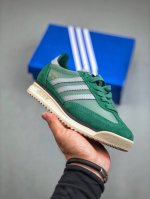 Adidas Sl72 Rs Preloved Green 系列德训足球风百搭低帮休闲运动板鞋“绿灰米白”Ih8016 尺码：36-45 半