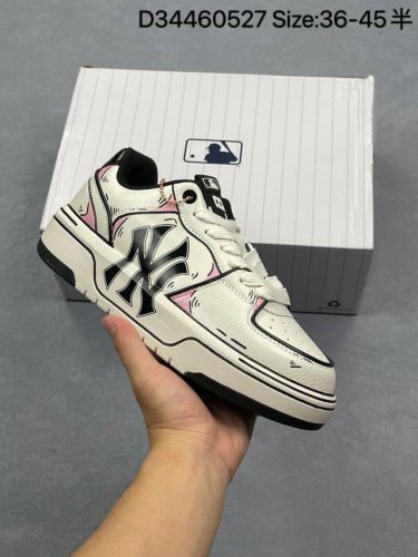 公司级Mlb Chunky Liner pu Diy定制 简约时尚 百搭 包裹性保暖防滑防水减震 低帮 板鞋 货号:3Asxca12N 尺码:36 36.5 3