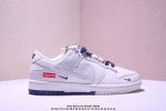 海外爆款限量发售！公司级 Nike Sb Dunk Low“ Supreme联名 白蓝双拼小勾” 周年高端定制 低帮休闲板鞋 定制鞋盒 大厂纯原品质出货 超高清