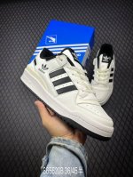 公司级阿迪达斯 Adidas Forum Low Cl低帮百搭潮流休闲运动板鞋 以复古篮球鞋的外形为基础 采用皮革拼接简约百搭 更加贴合舒适 中底内侧网格造型起