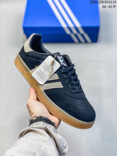 真标带半码 Adidas阿迪达斯三叶草男女鞋2025春季新款Gazelle Indoor板鞋Ji2717 尺码：见图 编码：04Jdd303A16