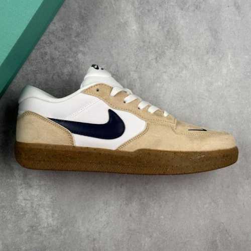 本地 核心私 公司级耐克Nike Sb Force 58 运动休闲滑板鞋 这是一款将前沿创新带入街头的单品，它具有硫化杯底，具有出色的耐用性和灵活性。使用柔软皮