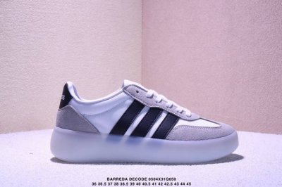 公司级Adidas Barreda Decode 果冻T头鞋 板鞋德训鞋男女阿迪达斯轻运动鞋 货号:Ji2318 尺码:36 36.5 37 38 38.5 3