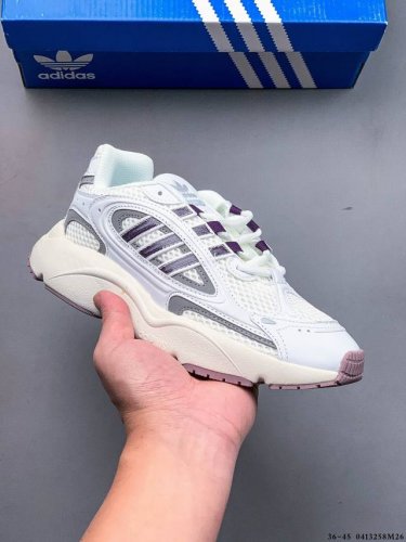 集图 公司级！Adidas Ozmillen阿迪达斯复古低帮缓震运动跑鞋 0413258M26