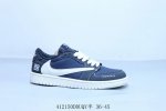 乔丹Air Jordan 1 Low Aj1 乔1低帮复古文化休闲运动篮球鞋 方块 货号 Dm7866-001 41 Dduqy半 36-45