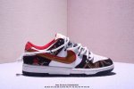 海外爆款限量发售！公司级 Nike Sb Dunk Low“蛇年系列 绑带红棕双勾” 周年高端定制 低帮休闲板鞋 定制鞋盒 大厂纯原品质出货 超高清洁度 皮料切