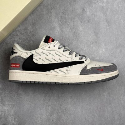 本地290 核心私 travis Scott X Fragment Design X Air Jordan 1 Low Og Sp Aj1 乔1 Supreme