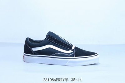 Vans范斯Aut经典黑白低帮半拖男女帆布鞋板鞋 28108Aprry半 35-44