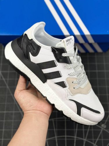 本地 核心私 adidas Nite Jogger Boost 三叶草 联名夜行者复古舒适男子跑步鞋休闲男鞋运动鞋 复古跑鞋 原厂材料 原厂大底 私家独模 网布