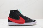 公司级nk Blazer Mid ‘77 Jumbo 经典百搭中帮开拓者休闲运动板鞋 真硫化铝楦制作 原厂布料拼接 独家裁片完美鞋型 台湾进口软感荔枝头层皮 原