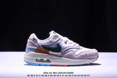 公司级Nike Air Max1复古拼接网布减震平衡低帮休闲跑步鞋男女同款 Xm0224Q050