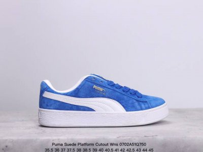Puma Suede Platform Cutout Wns 彪马 低帮 黑色 标贴运动鞋鞋款复刻，重温足球文化风潮；近日puma将经典鞋款palermo重新带