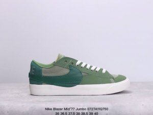 Nike Blazer Mid‘77 Jumbo 经典百搭低帮开拓者休闲运动板鞋 真硫化铝楦制作 原厂布料拼接 独家裁片完美鞋型 台湾进口软感荔枝头层皮 原盒真