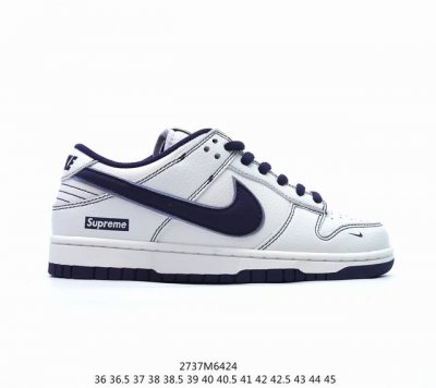 Nike Sb Dunk Low X Supreme 白深蓝满天星 独家版型蒸餾加工帶來的是更好的视觉和脚感体验大厂纯原品质出货 清洁度 电绣工艺 皮料切割干净