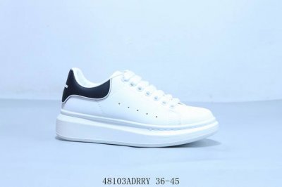 麦昆小白鞋厚底鞋真皮透气男鞋夏季内增高休闲运动鞋 48103Adrry 36-45