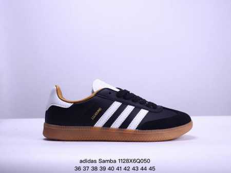 Addis Original Samba Og 复古单品 纯原批次 复古桑巴板鞋 这款桑巴鞋展示了高质量的工艺 带有装饰的超锁缝制和无缝的手感 柔软、柔软的皮革 - 点击图像关闭
