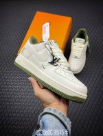 Nk Air Force 1'07 Low Lv联名-米绿双小勾 空军一号 低帮休闲板鞋 Xz6188-003 #原楦头原纸板 原装鞋盒 定制五金配件 内置全掌